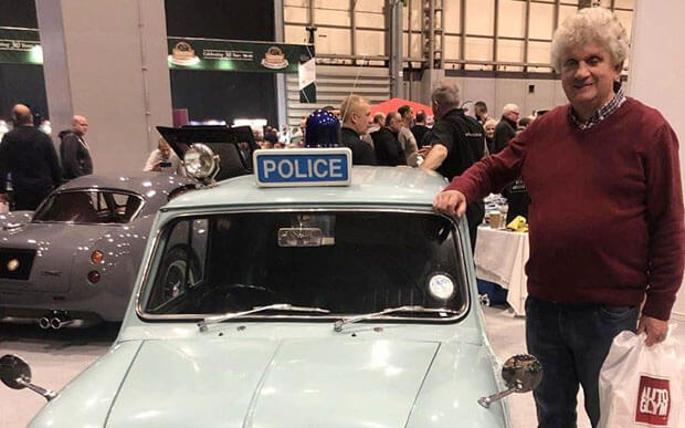 Retired UK Copper stumbles across his old patrol car from the 1970s at a classic car show